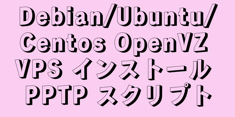 Debian/Ubuntu/Centos OpenVZ VPS インストール PPTP スクリプト