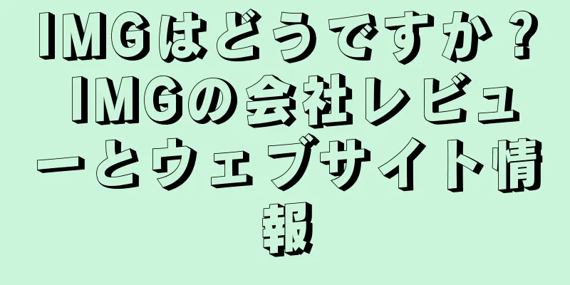 IMGはどうですか？ IMGの会社レビューとウェブサイト情報