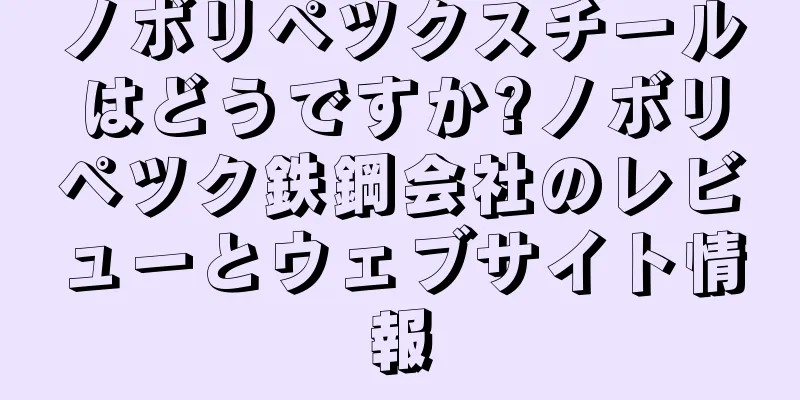 ノボリペツクスチールはどうですか?ノボリペツク鉄鋼会社のレビューとウェブサイト情報