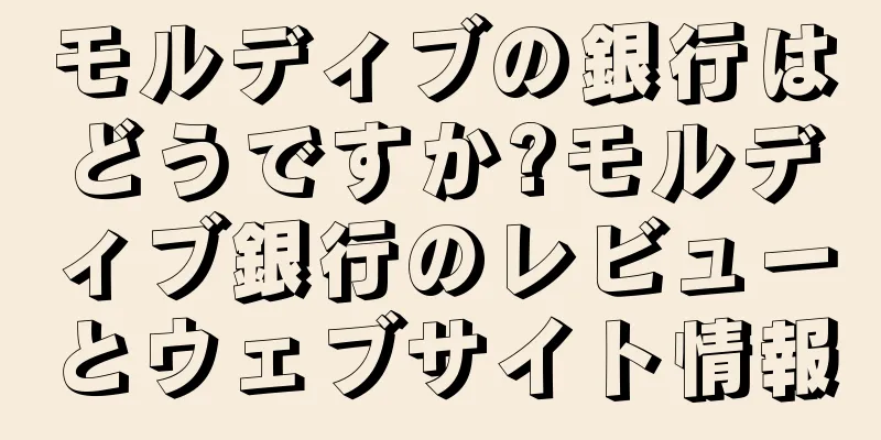 モルディブの銀行はどうですか?モルディブ銀行のレビューとウェブサイト情報