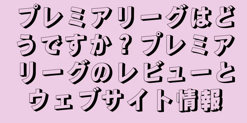 プレミアリーグはどうですか？プレミアリーグのレビューとウェブサイト情報