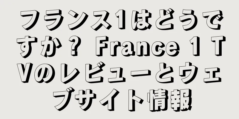 フランス1はどうですか？ France 1 TVのレビューとウェブサイト情報