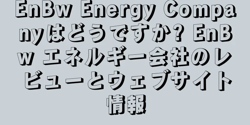EnBw Energy Companyはどうですか? EnBw エネルギー会社のレビューとウェブサイト情報
