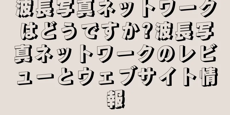 波長写真ネットワークはどうですか?波長写真ネットワークのレビューとウェブサイト情報