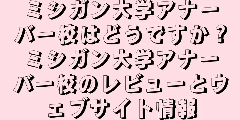 ミシガン大学アナーバー校はどうですか？ミシガン大学アナーバー校のレビューとウェブサイト情報