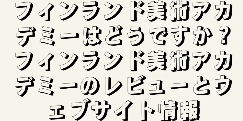 フィンランド美術アカデミーはどうですか？フィンランド美術アカデミーのレビューとウェブサイト情報