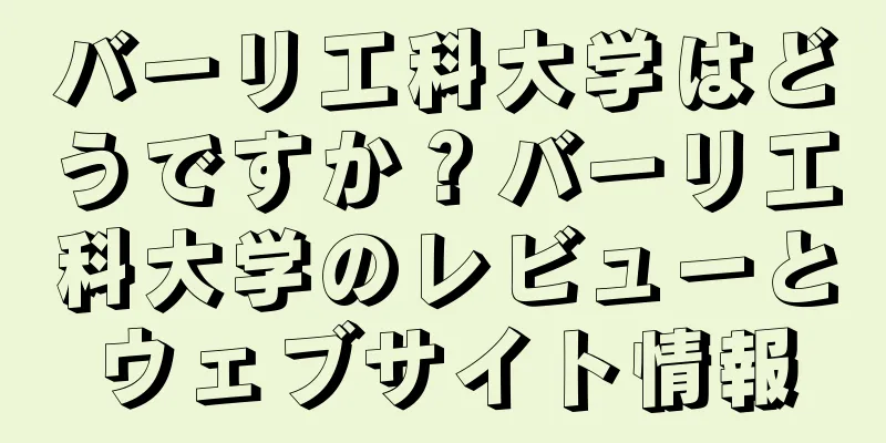 バーリ工科大学はどうですか？バーリ工科大学のレビューとウェブサイト情報