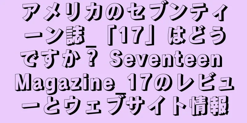 アメリカのセブンティーン誌_「17」はどうですか？ Seventeen Magazine_17のレビューとウェブサイト情報
