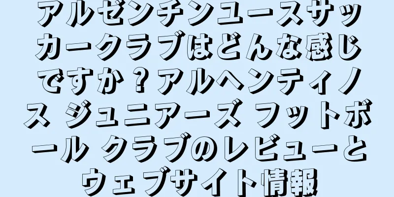 アルゼンチンユースサッカークラブはどんな感じですか？アルヘンティノス ジュニアーズ フットボール クラブのレビューとウェブサイト情報