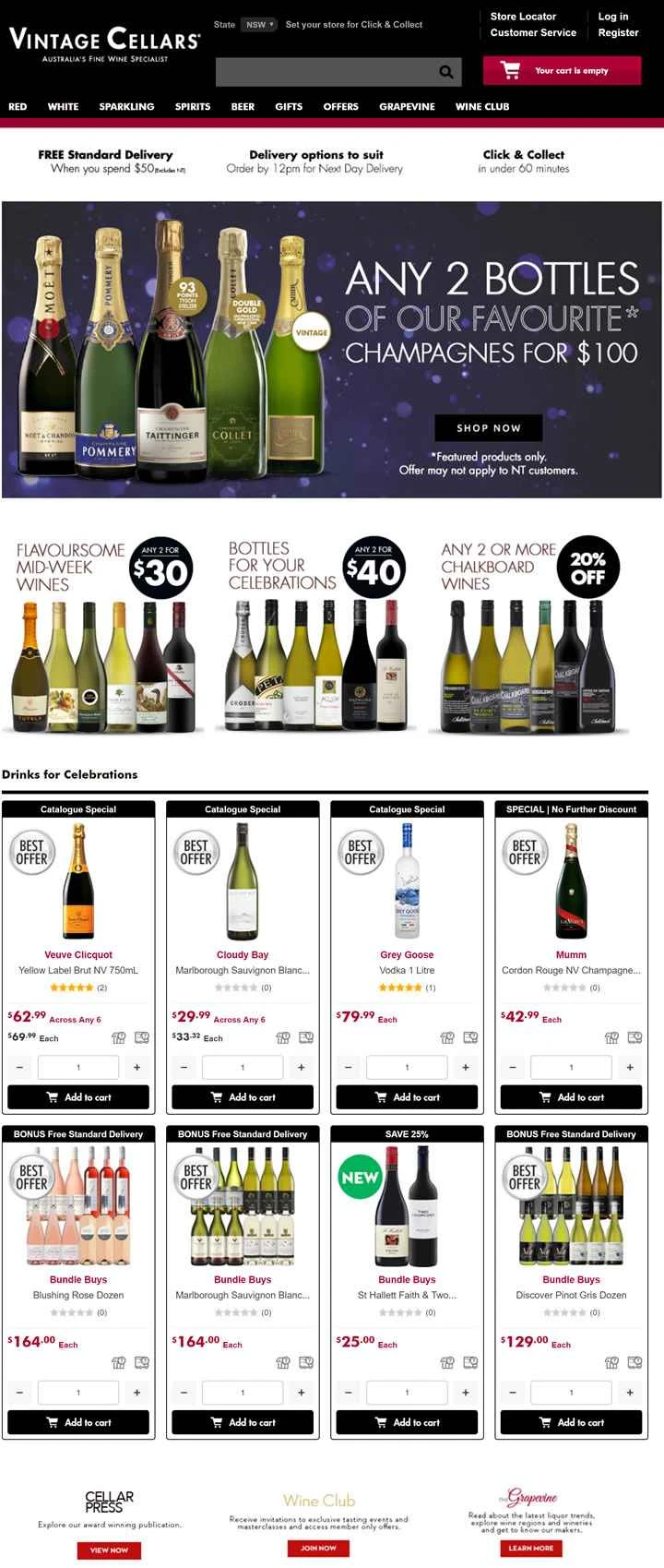 オーストラリア屈指のワイン専門店、ヴィンテージセラーズ