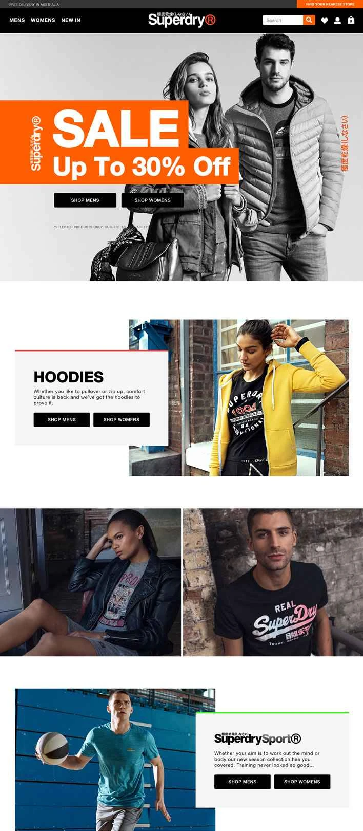 Superdry Australia 公式サイト: Superdry Australia