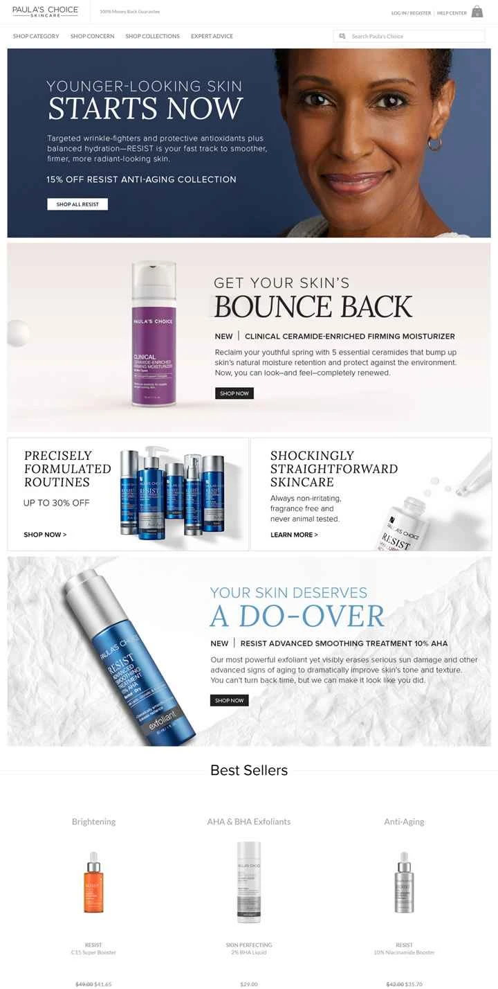 Paula's Choice USA 公式ウェブサイト