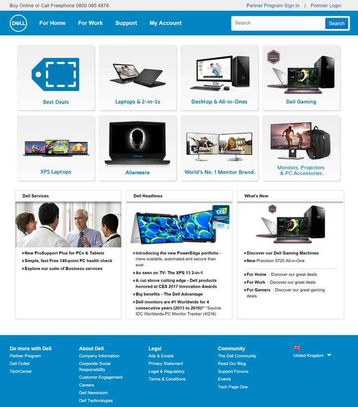 Dell UK 公式ウェブサイト: Dell UK