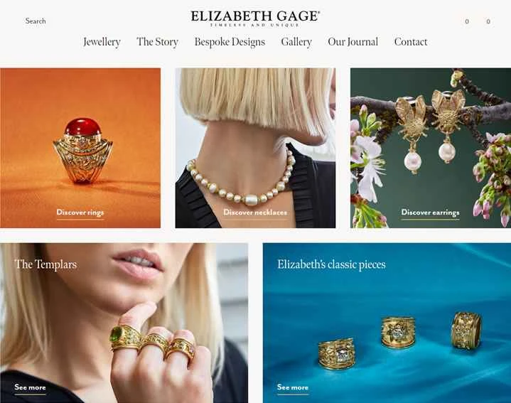 エリザベス・ゲージ公式サイト：英国屈指のジュエリーデザイナー