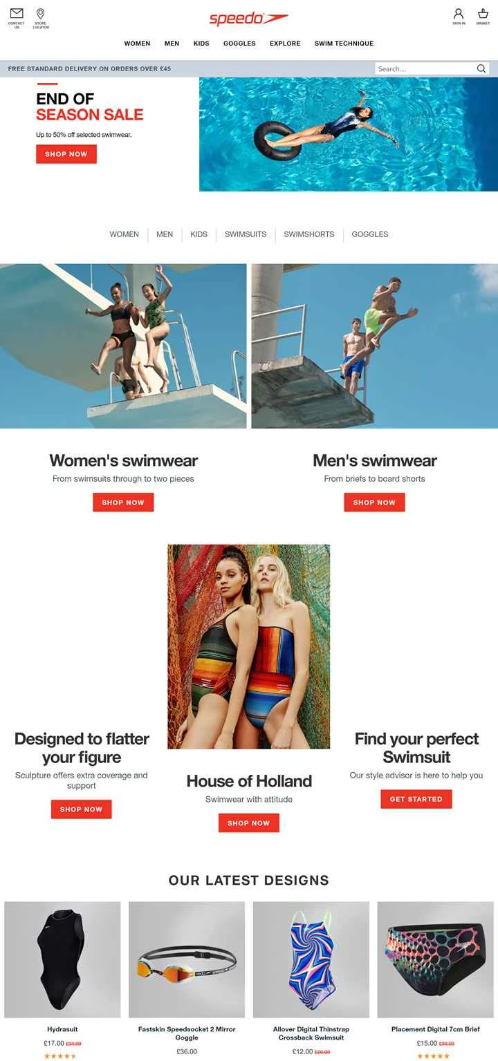 Speedo UK 公式サイト: Speedo UK