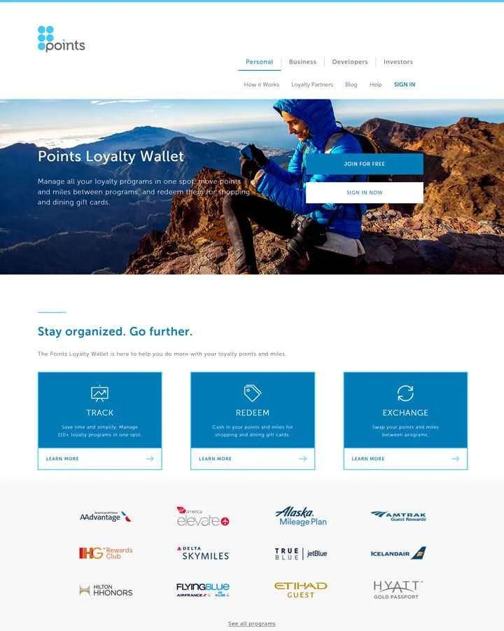Points.com は、ロイヤルティコマースの世界的リーダーです。