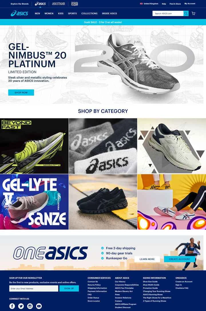 ASICS UK 公式サイト: ASICS UK
