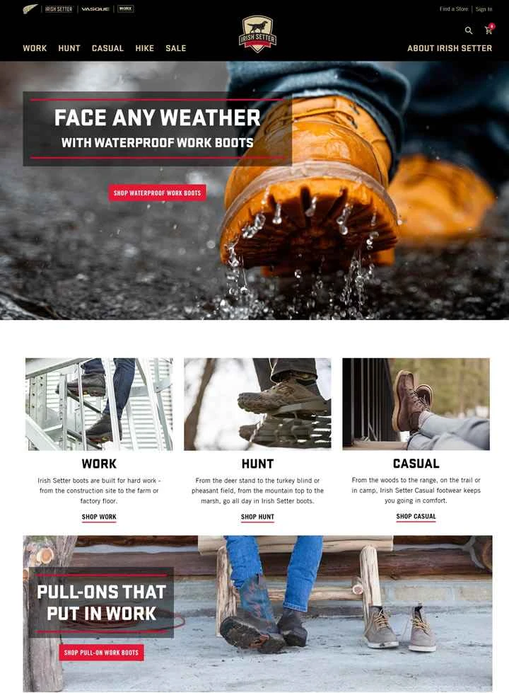 リッシュ・セッターブーツ公式サイト：専用ワークブーツ