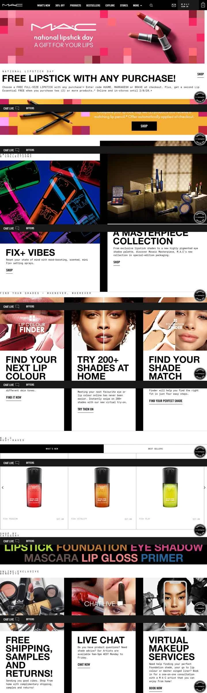 MACコスメティックス オーストラリア公式サイト：M・A・C AU