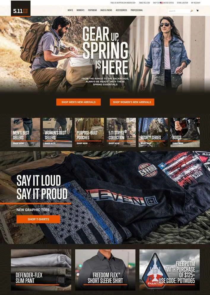 アメリカのタクティカルブランド：5.11タクティカル