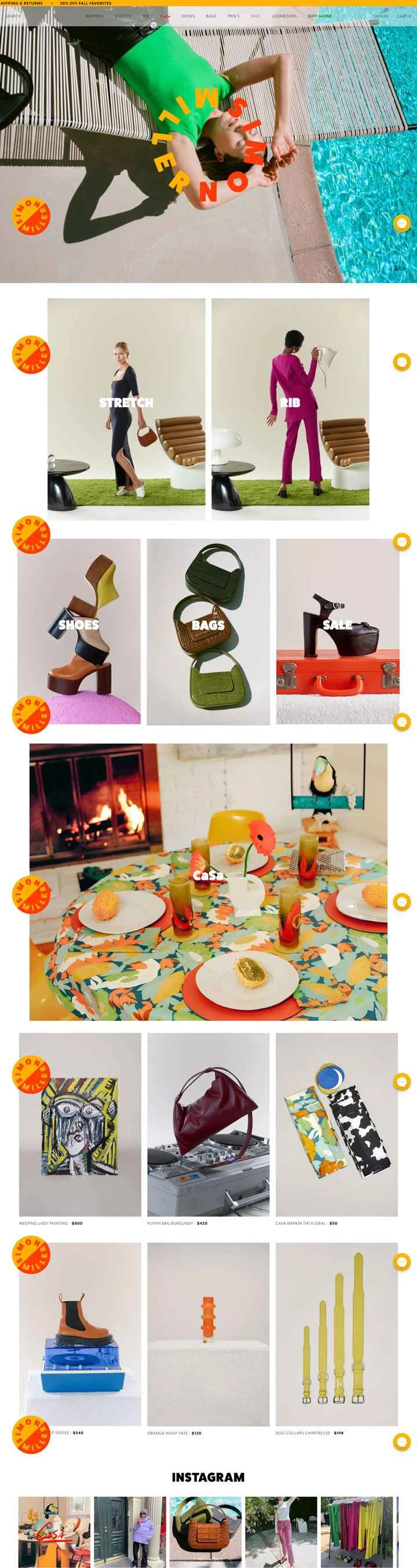 サイモン・ミラー公式サイト：ロサンゼルス発のライフスタイルブランド