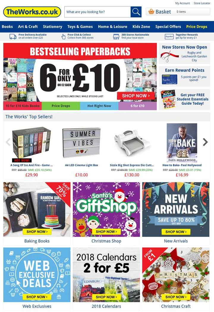 英国のトップファミリーディスカウントストア、ザ・ワークス