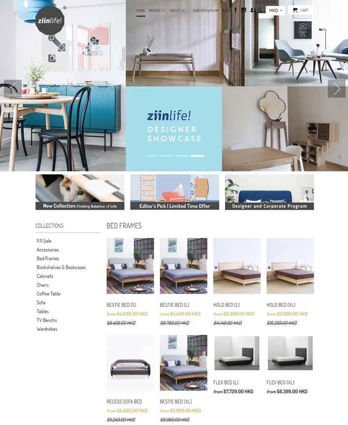 香港を拠点とするモダンデザイン家具ブランド、Ziinlife Furniture。