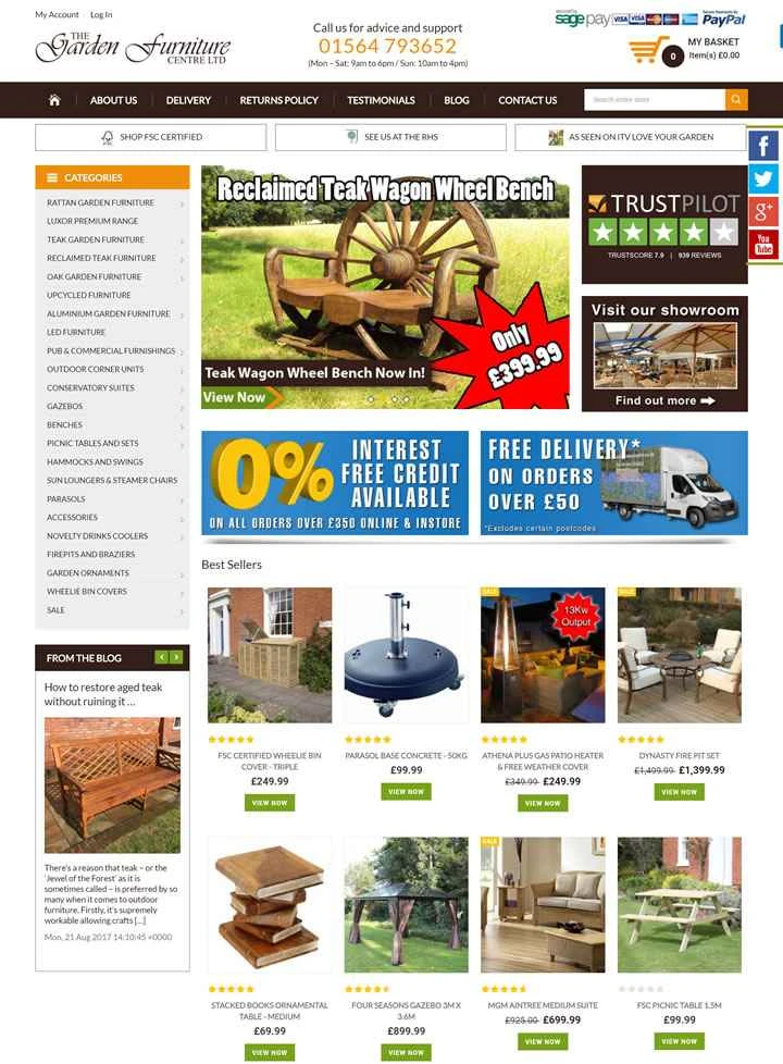 ガーデンファニチャーセンター（英国）