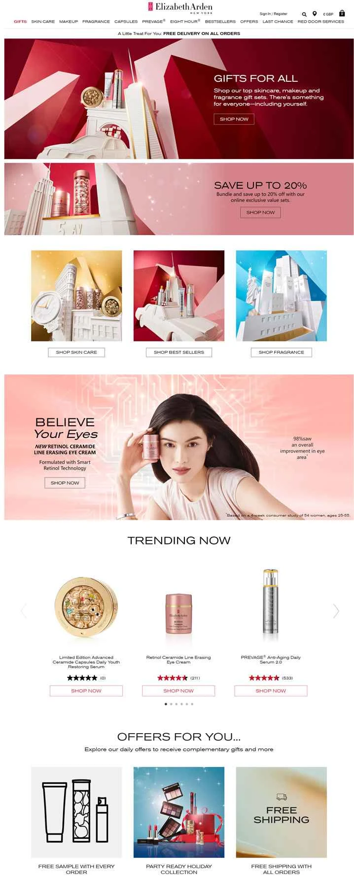 エリザベスアーデンUK公式サイト：エリザベスアーデンUK