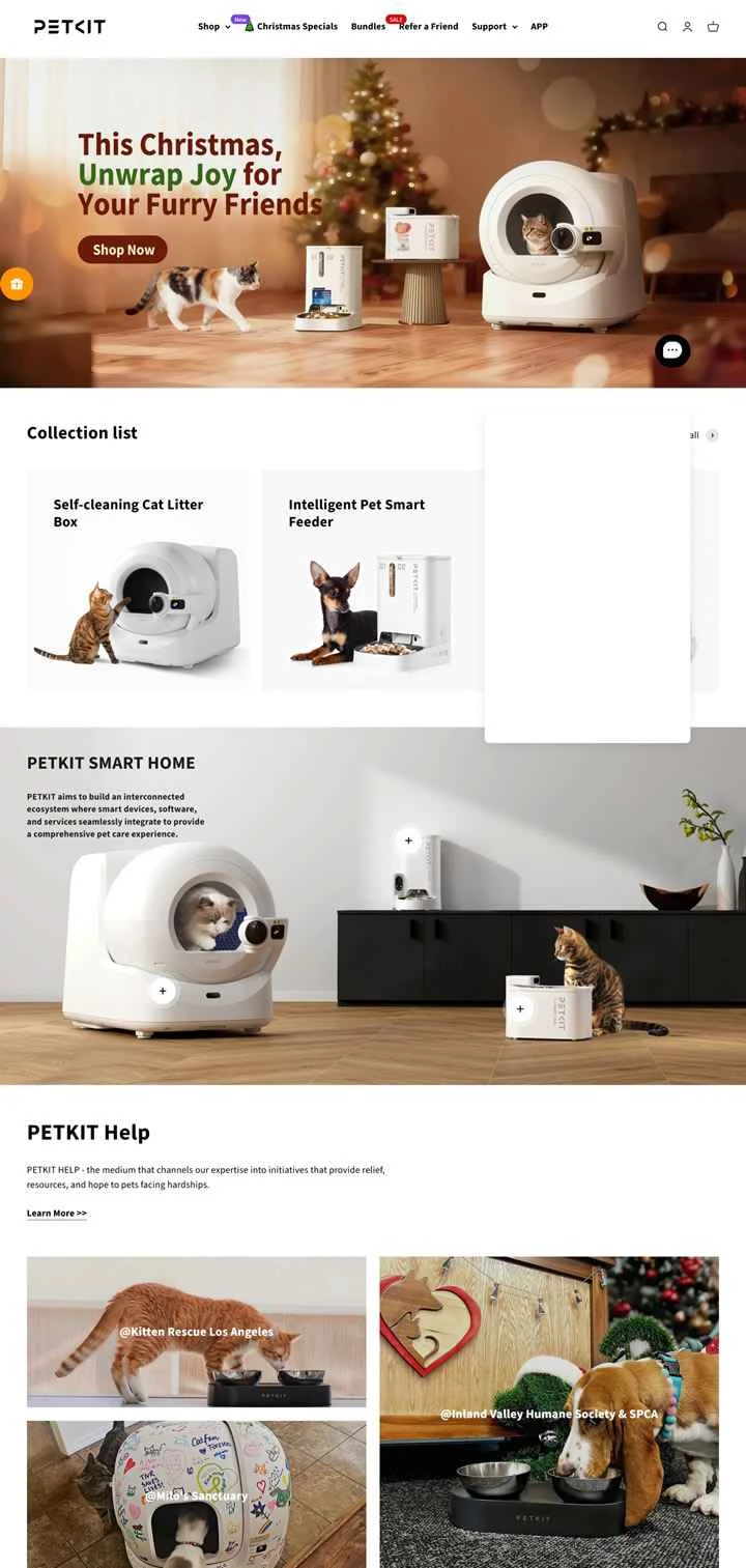 Petkit公式サイト：自動トイレ、スマートフィーダー、給水器