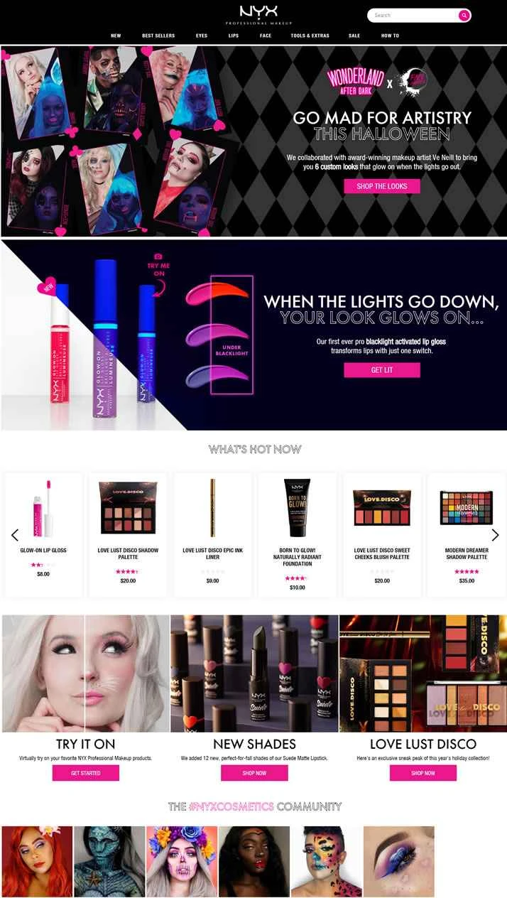 NYXプロフェッショナルメイクアップ公式サイト：プロフェッショナルメイクアップと美容製品