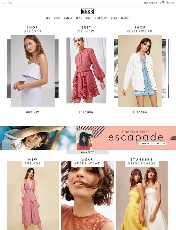 ニッチなオーストラリアのブランドを集めたウェブサイト、BNKR。