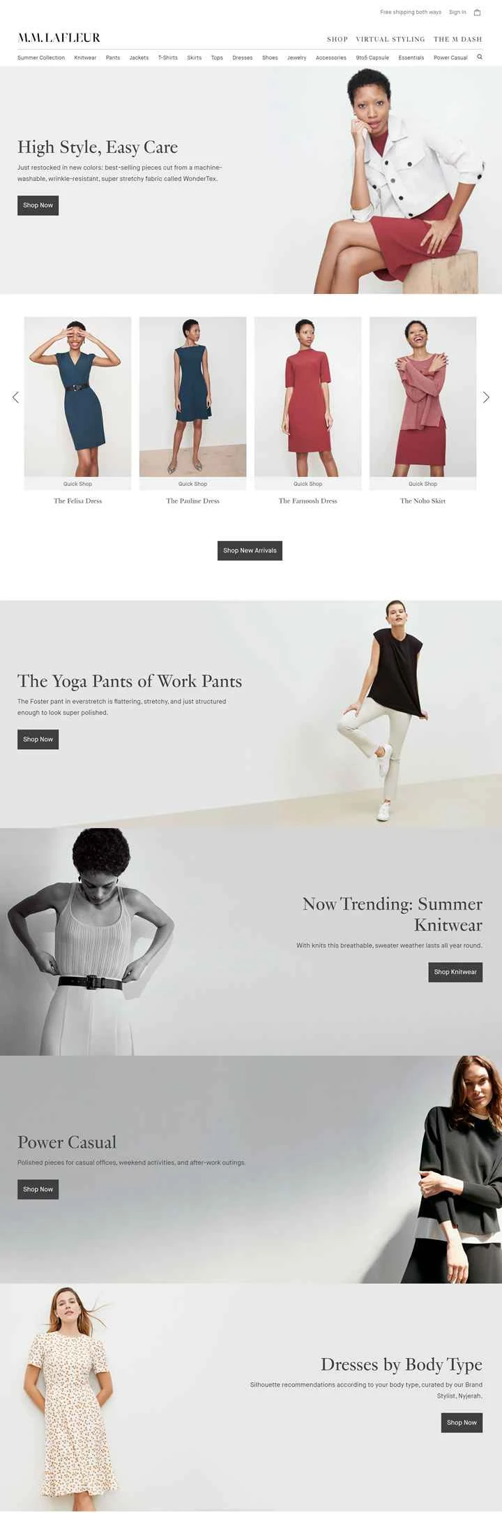 MMLaFleur公式サイト：アメリカのプロフェッショナル女性服ブランド