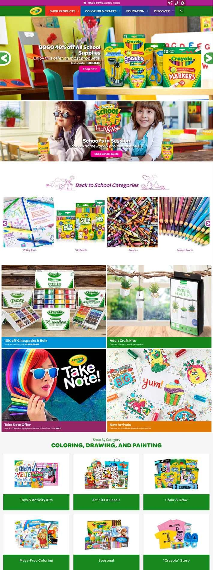 クレヨラ公式オンラインストア：Crayola.com