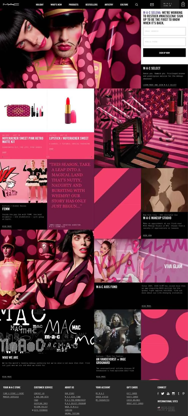 MACコスメティックス公式サイト：MACプロフェッショナル アーティスティック メイクアップ