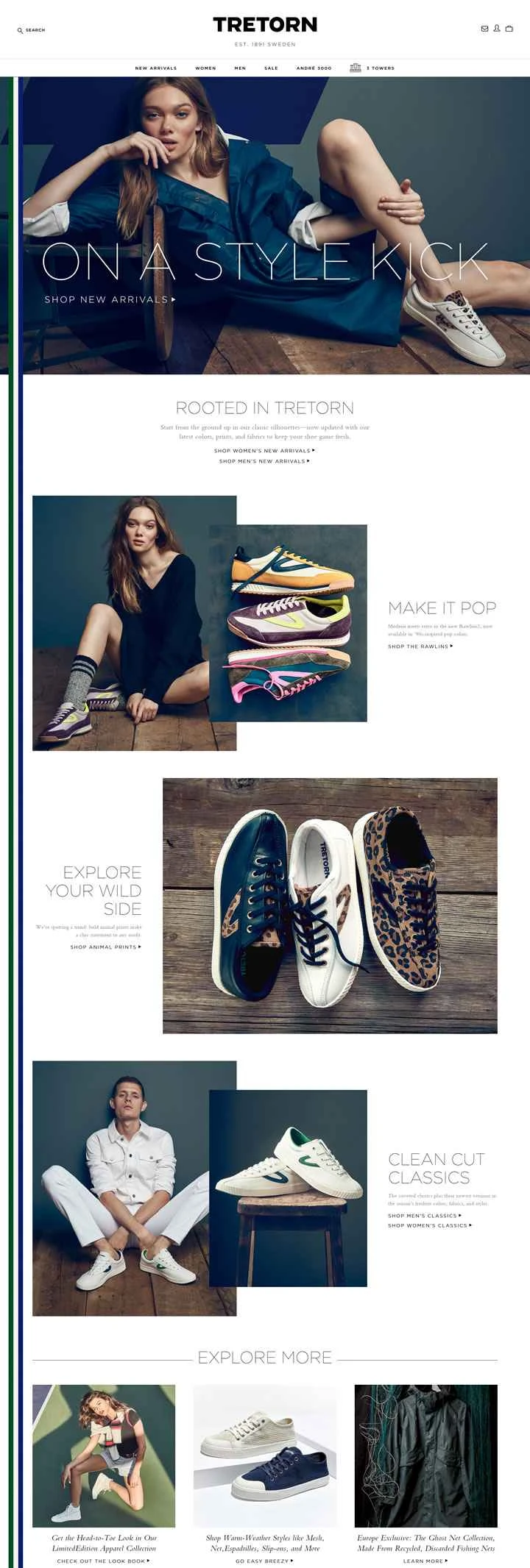 Tretorn 米国のウェブサイト: 天候から身を守る、スウェーデンのアウターウェアとフットウェアのブランド。