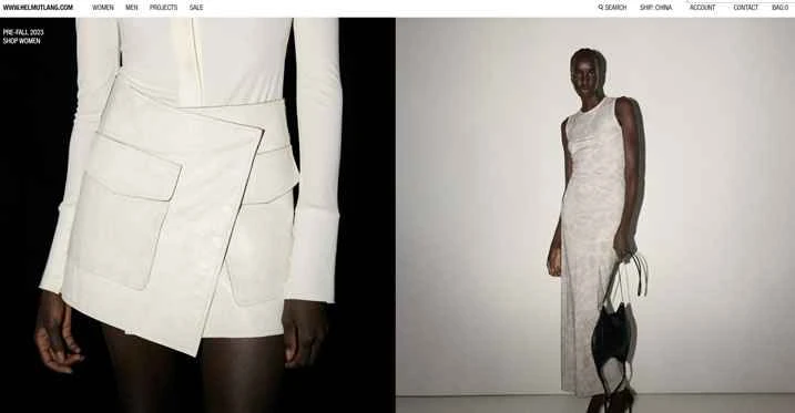 ヘルムート・ラング公式サイト：ミニマリズム