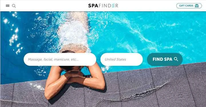 お近くのスパとウェルネス施設：Spafinder（米国）