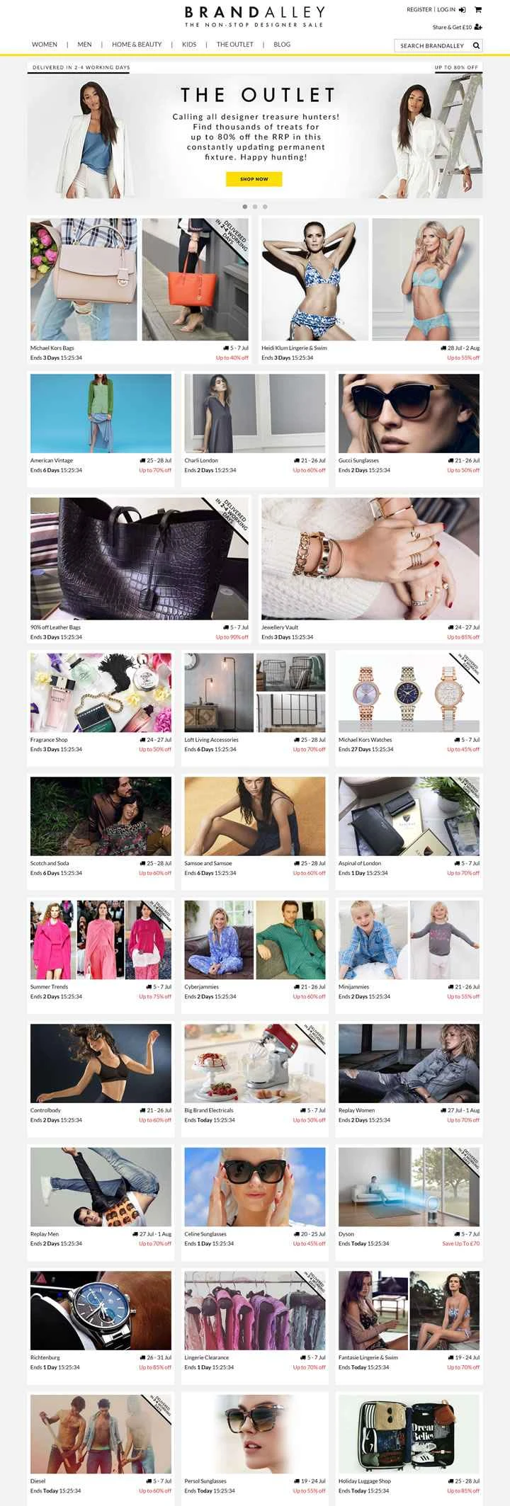 BrandAlley UK: フランスのオンライン高級ディスカウント小売業者