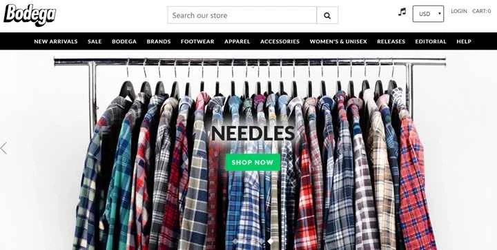 ボデガ：厳選された靴、アパレル、アクセサリーを取り扱う世界有数のデスティネーション