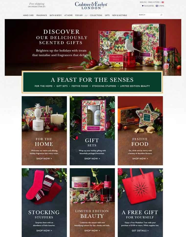 Crabtree & Evelyn US 公式サイト: Crabtree & Evelyn USA