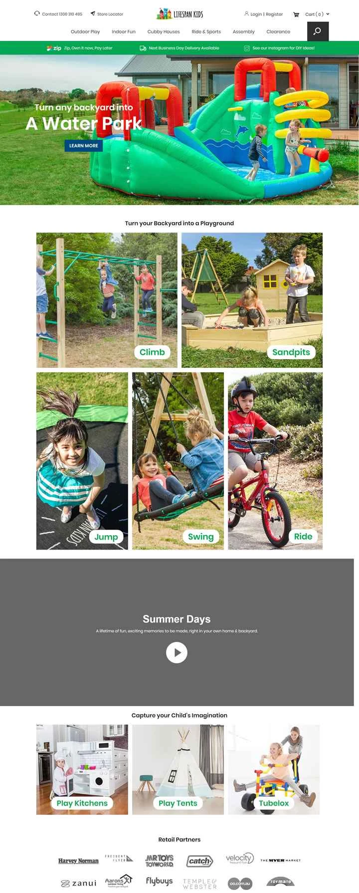 オーストラリアの遊具ブランド：ライフスパンキッズ