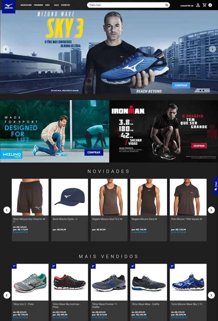 ミズノブラジル公式サイト：ミズノブラジル