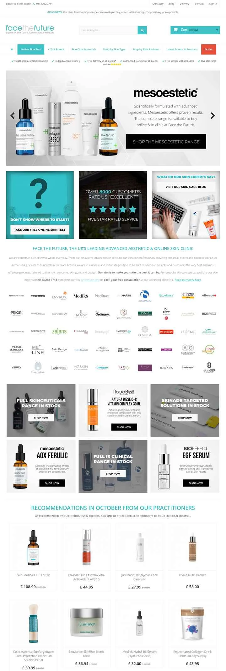 未来に立ち向かう：英国を代表するプレミアム美容とオンライン皮膚科クリニック