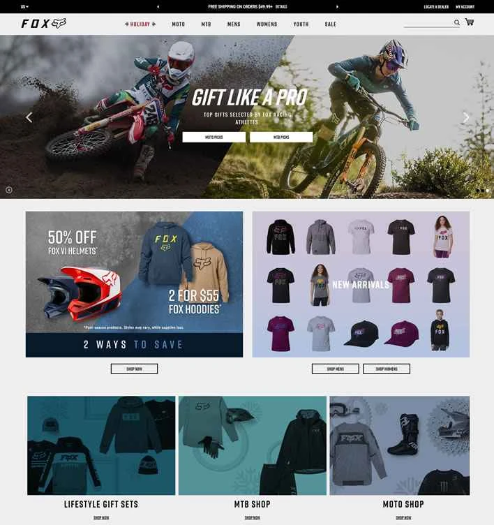 Fox Racing公式サイト：モトクロス、マウンテンバイク用品、アパレル