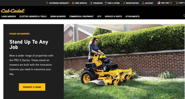 カブ・カデットUSA：芝刈り機、除雪機、ゼロターン芝刈り機