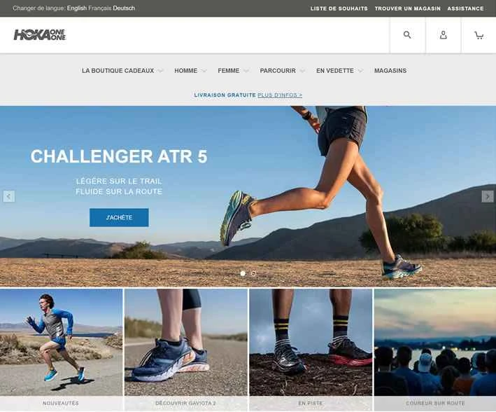 Hoka One One France公式サイト：アメリカのプロランニングシューズブランド