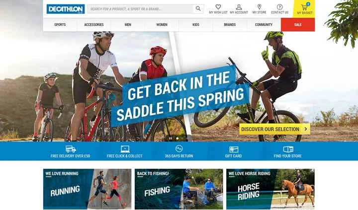 デカトロンUK公式サイト：デカトロンUK