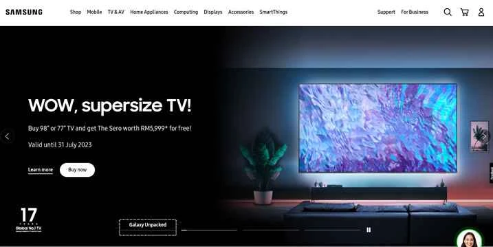 サムスン マレーシア公式ウェブサイト: サムスン マレーシア