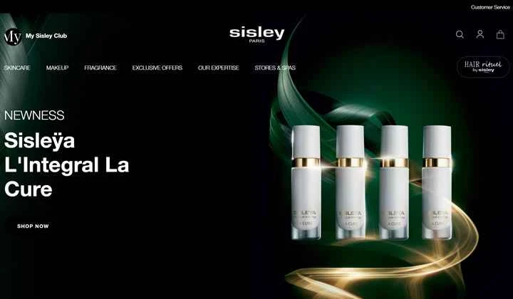 フランスの高級植物性美容ブランド、シスレーが米国のウェブサイトに公式に掲載されました。